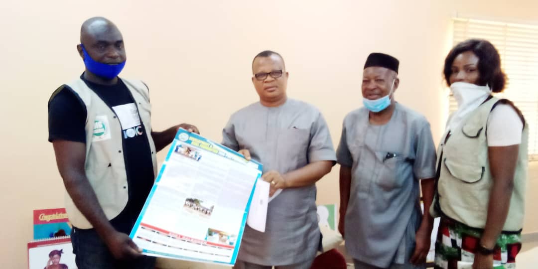 DIG Team with the Hon Commissioner for Health Ebonyi State during Advocacy